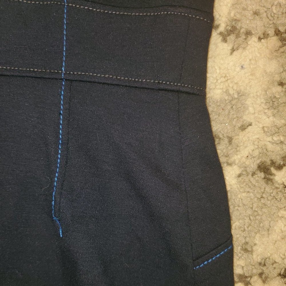 Cynthia Steffe Blue Zipup Dress || sz Small || EUC - Picture 3 of 14